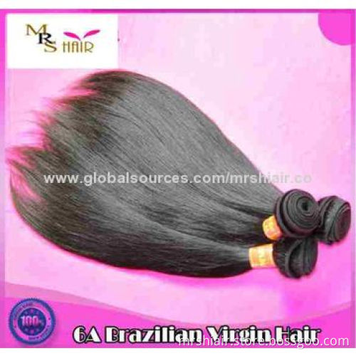 24-inch Natural Black Brazilian Virgin Hair Extensions
